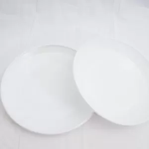 Farfurie plastic adanca, plata