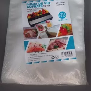 Pungi pentru Vidat gofrate 90 microni 25x35 50/set