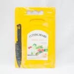 Planseta plastic galbena cu cutit