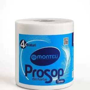Prosop monorola din Hartie Monteli Tania, 4 Straturi, 160 Foi/Rola