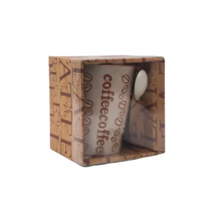 Cana ceramica mare cu lingurita