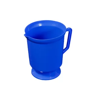 Cana pentru apa cu maner, plastic, 1 Litru, 16x13cm