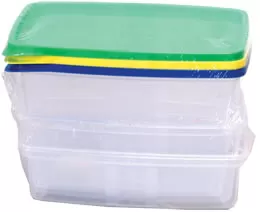 Cutii alimentare dreptunghiulare 6/set