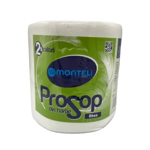 Prosop monorola din Hartie Monteli Rhea, 2 Straturi, 280 Foi/Rola