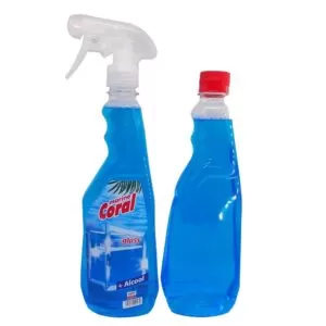 Solutie geam Coral 750ml+rezerva 750ml
